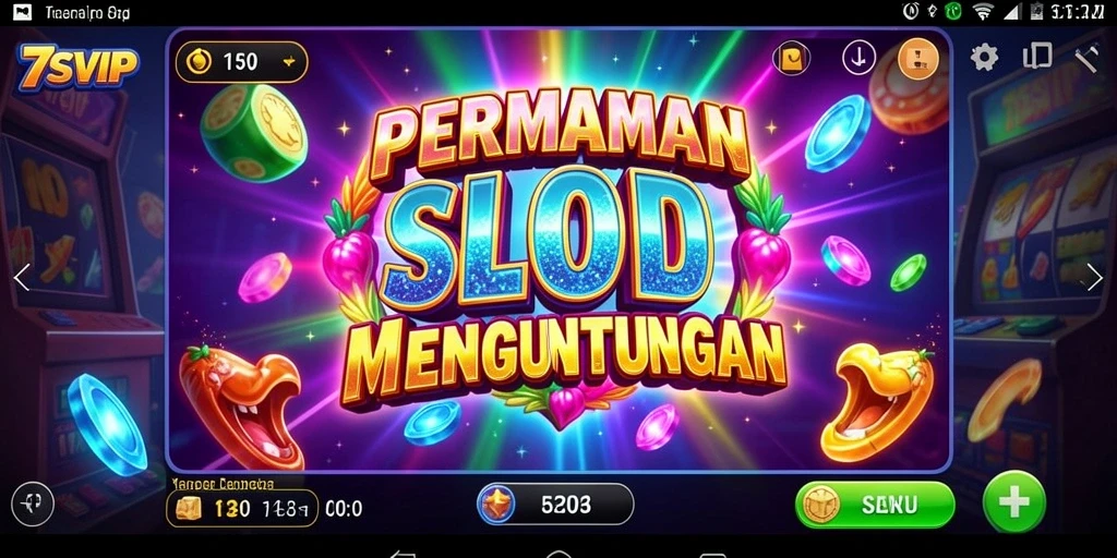 Tampilan menarik gameplay Slot 7SVIP dengan berbagai tema.