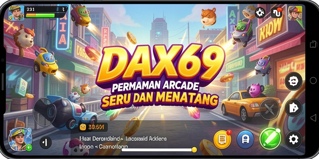 Tampilan menakjubkan dari gameplay DAX69 yang penuh warna.