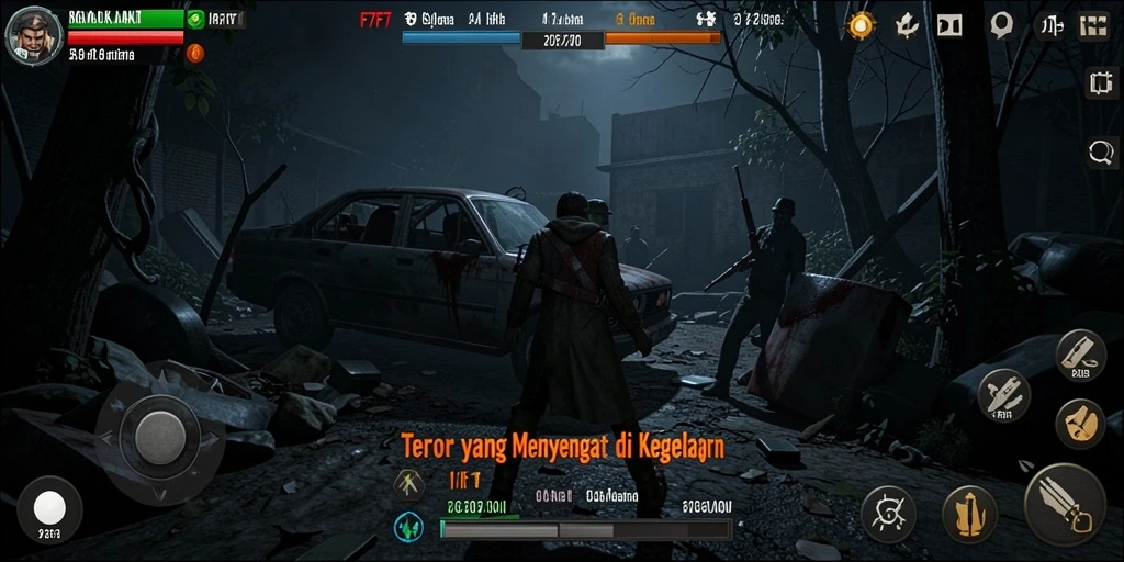 Tangkapan layar menampilkan momen menegangkan dalam F7F7 yang penuh ketegangan.