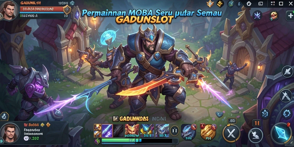 Screenshot gameplay GADUNSLOT yang mendebarkan dan penuh aksi.