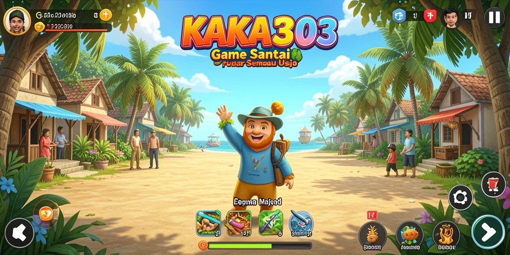 Tangkapan layar utama KAKA303 menampilkan gameplay yang seru dan santai.