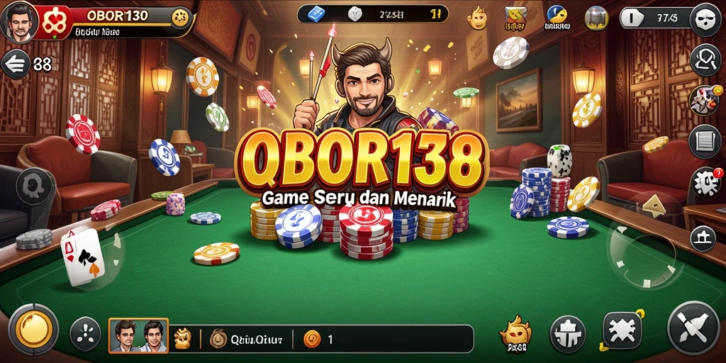 Tampilan screenshot utama OBOR138 menampilkan gameplay QiuQiu yang seru.