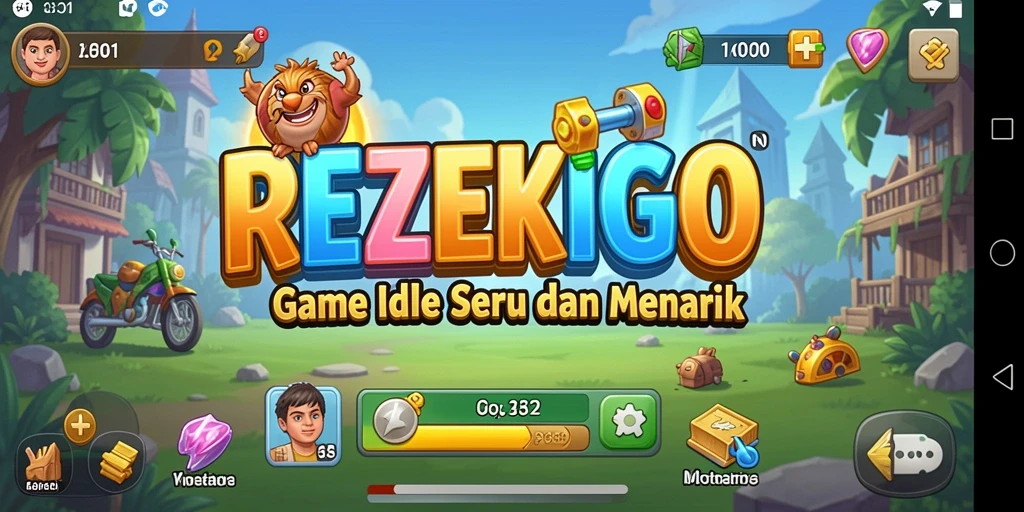 Tangkapan layar gameplay REZEKIGO yang menarik dan seru.
