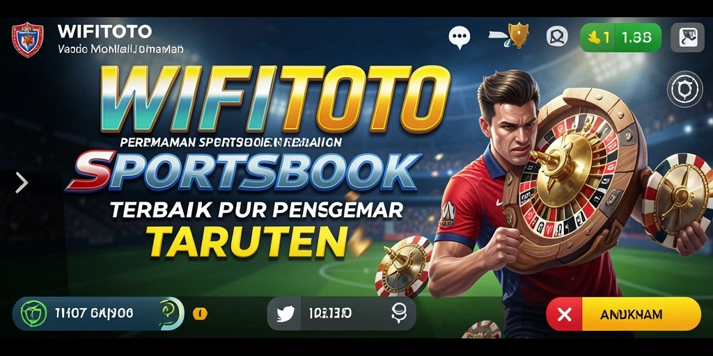 Tampilan antarmuka WIFITOTO yang sederhana dan menarik untuk taruhan Sportsbook.
